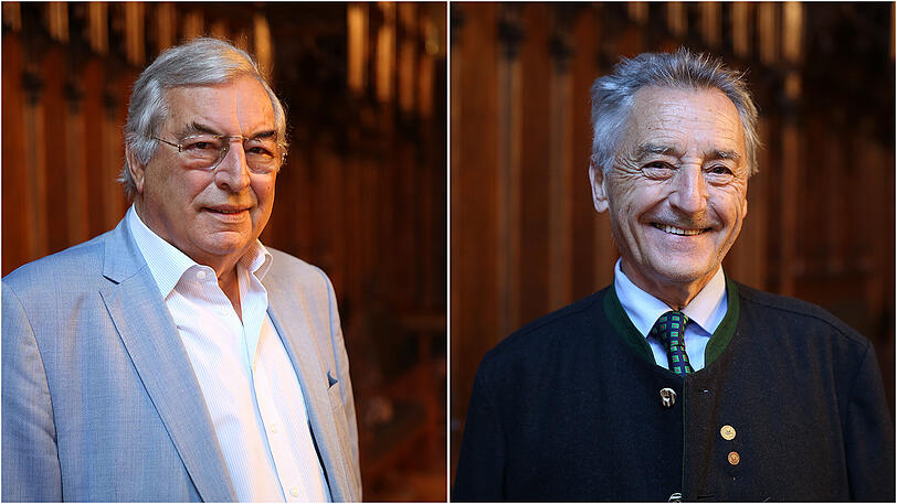 Die CSU-Stadträte Walter Zöller (l.) und Reinhold Babor.