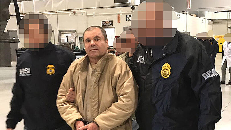 Der Drogenboss "El Chapo" wurde an die USA ausgeliefert.