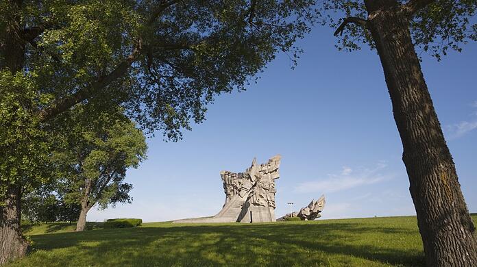 Die Gedenkstätte im Neunten Fort von Kaunas, wo 1941 die Juden Münchens ermordet wurden.