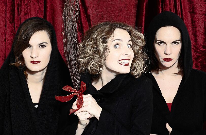 Die &bdquo;Dornrosen&ldquo;: Veronika, Christine und Katharina.