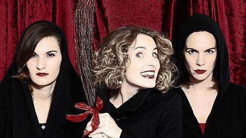 Die &bdquo;Dornrosen&ldquo;: Veronika, Christine und Katharina.