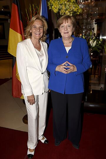 Angela Merkel und Susanne Porsche