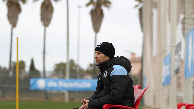 Interessierter Beobachter: Günther Gorenzel, der sportliche Leiter des TSV 1860 München.