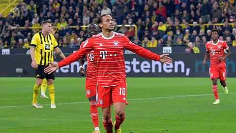 Bayern Münchens Leroy Sané traf zum 2:0.