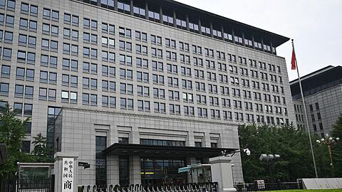 Chinas Handelsministerium reagierte auf eine Frage zu einem verschobenen Telefonat. (Archivbild)