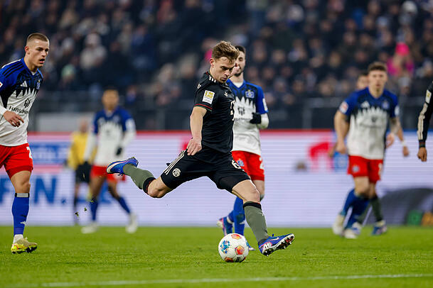 Verhandelte selbst: Bayern-Mittelfeldspieler Joshua Kimmich.