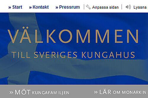 Wieder erreichbar: Webseite des schwedischen Königshauses