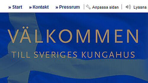 Wieder erreichbar: Webseite des schwedischen Königshauses Wieder erreichbar: Webseite des schwedischen Königshauses