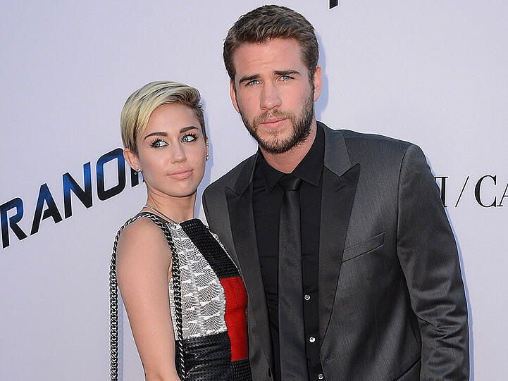 Miley Cyrus und Liam Hemsworth im August 2013 - einen Monat bevor sie das Ende ihrer Beziehung bekannt gaben