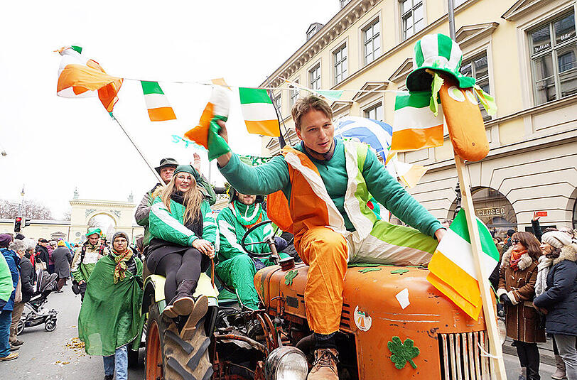 St. Patrick's Day Parade 2016 in München. Die besten Bilder.