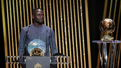 Bayern-Star Sadio Mané bei der Ballon d'Or-Gala in Paris.