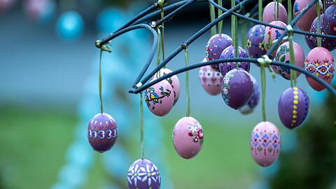 Das Wetter am Ostersonntag wird wechselhaft. Ab Montag wird es freundlicher.