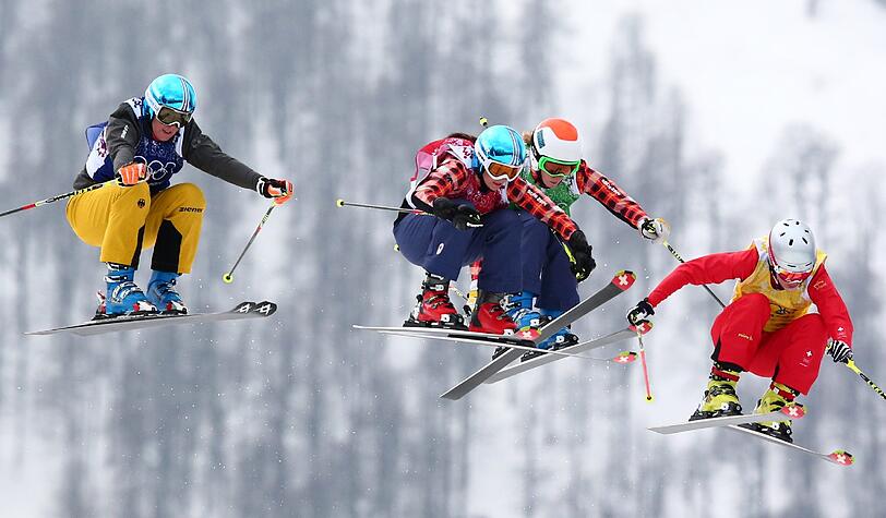Skicross in Sotschi mit Anna Wörner: Die Bilder...