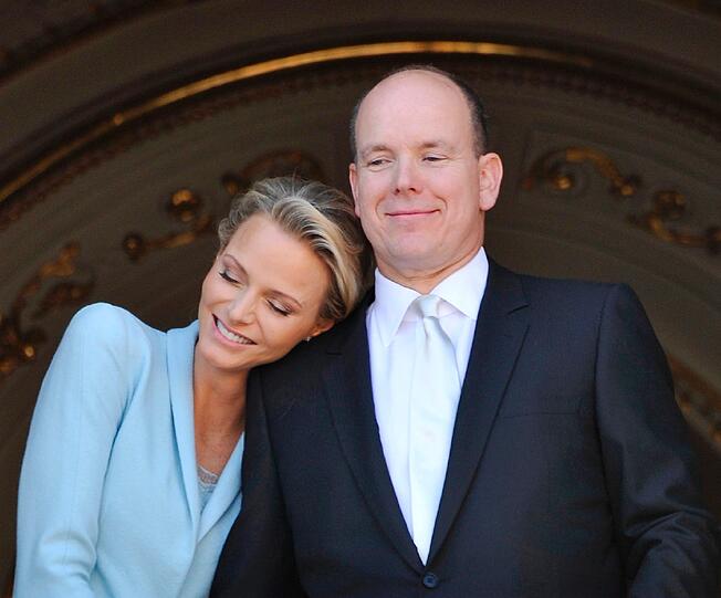 Fürst Albert und Fürstin Charlene von Monaco.