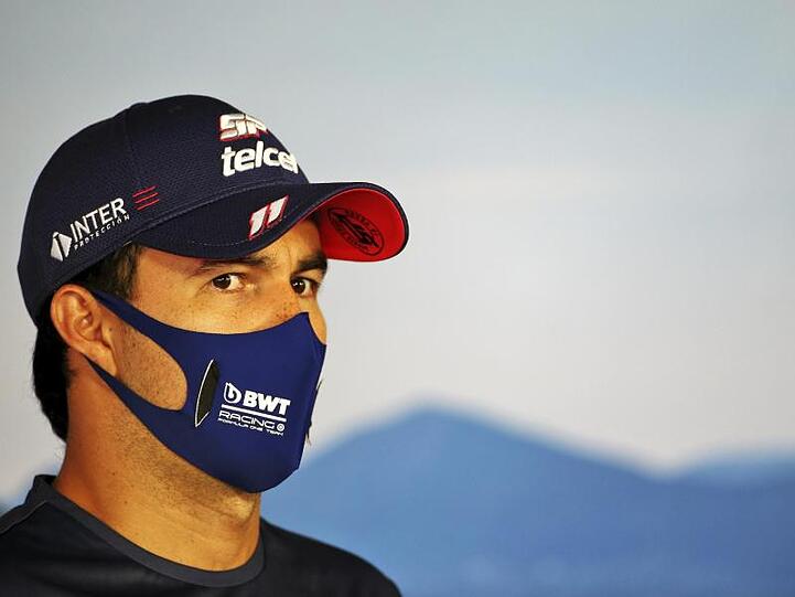 Wurde in Silverstone vorsorglich isoliert: Sergio Perez.
