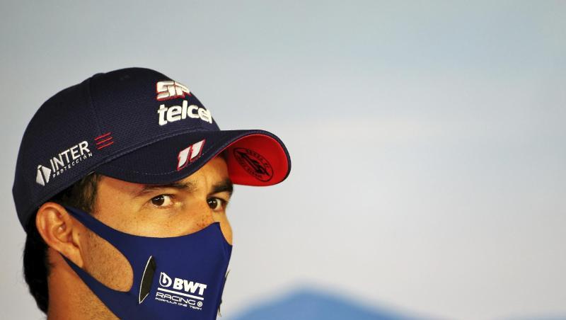 Wurde in Silverstone vorsorglich isoliert: Sergio Perez. Wurde in Silverstone vorsorglich isoliert: Sergio Perez.