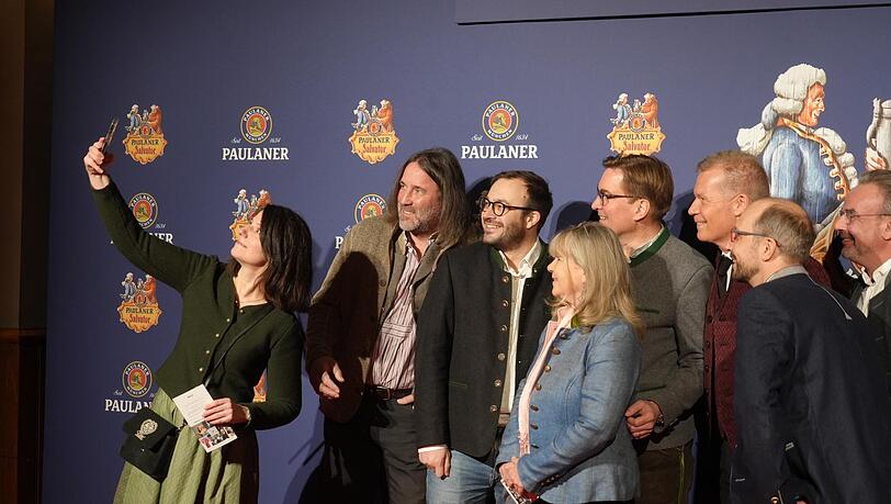 SPD-Stadträte mit Paulaner-Chef Andreas Steinfatt.