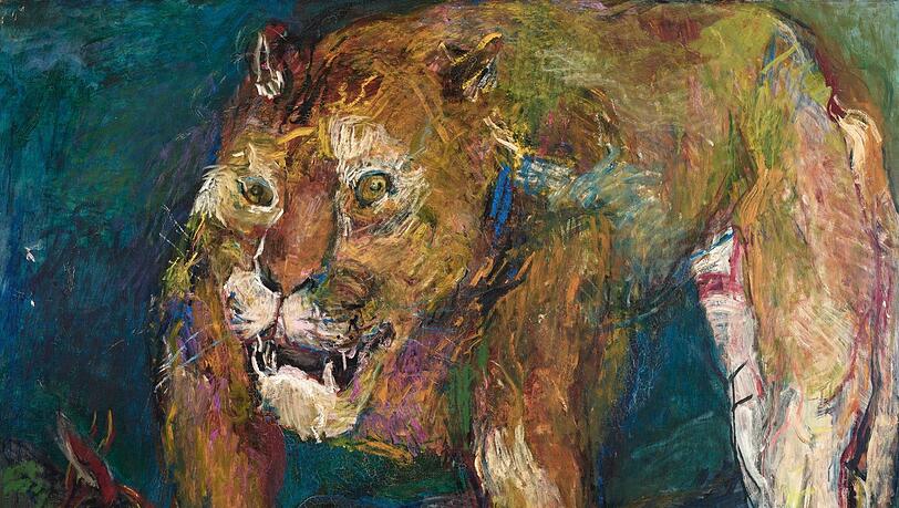 Oskar Kokoschkas „Tigerlöwe“ von 1926 kommt aus dem Wiener Belvedere. Oskar Kokoschkas „Tigerlöwe“ von 1926 kommt aus dem Wiener Belvedere.