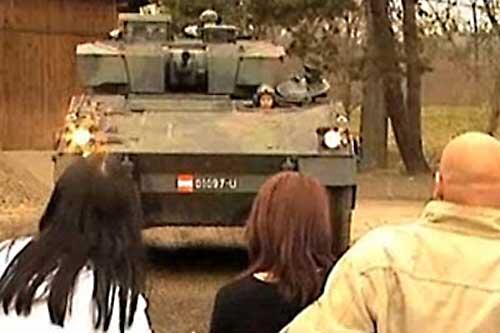 Umstrittener Panzer-Spot des österreichischen Bundesheeres
