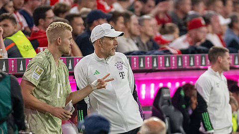 Wurde von Thomas Tuchel erneut als Sechser eingewechselt: Innenverteidiger Matthijs de Ligt.