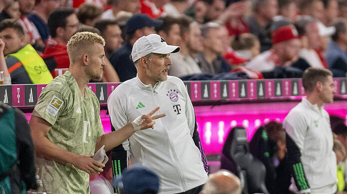 Wurde von Thomas Tuchel erneut als Sechser eingewechselt: Innenverteidiger Matthijs de Ligt.