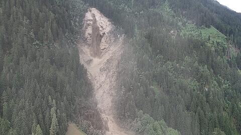 Das Unwetter brachte auch in Neustift einen Hang in Bewegung.