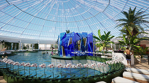 So soll der neue Thermenbereich aussehen, wenn die Umbaumaßnahmen abgeschlossen sind.