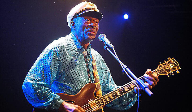 Chuck Berry im November 2007 in der Elserhalle.