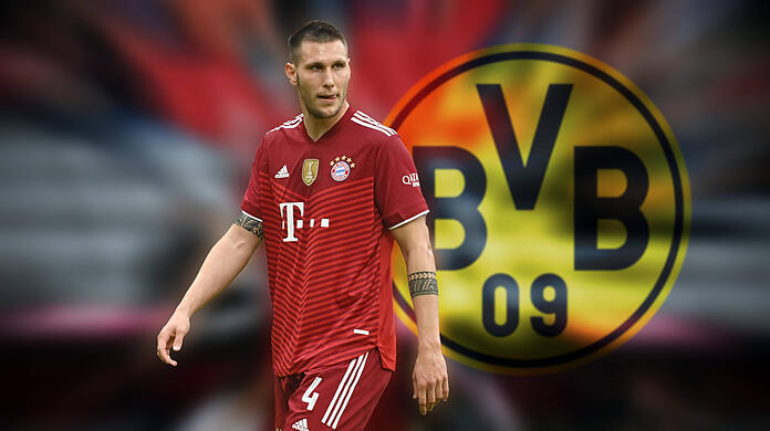 Schwarz-gelb statt rot: Niklas Süle unterschreibt bei der Konkurrenz in Dortmund. (Fotomontage)