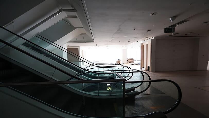 Die Rolltreppen sollen zum Kunstwerk umgestaltet werden.
