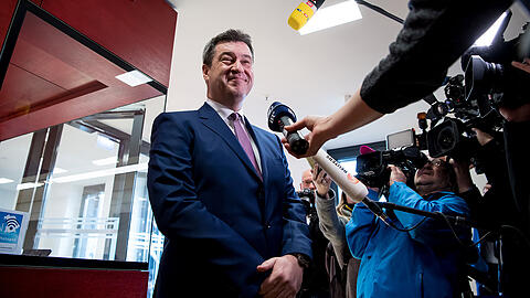 Markus Söder am Freitag im bayerischen Landtag. Der 51-Jährige ist Bayerns neue Ministerpräsident.