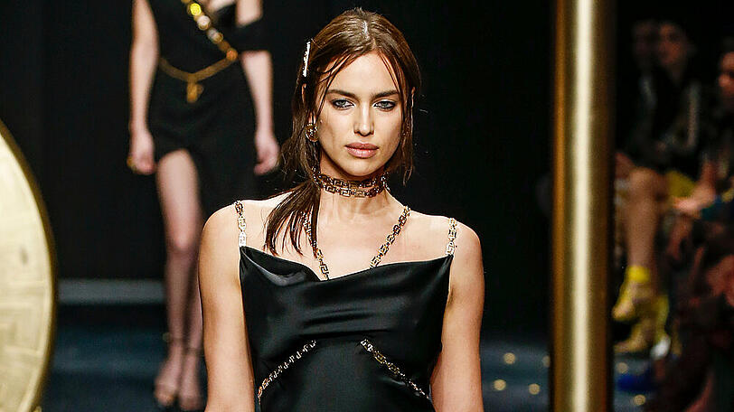 Irina Shayk auf der Mailänder Fashion Week.