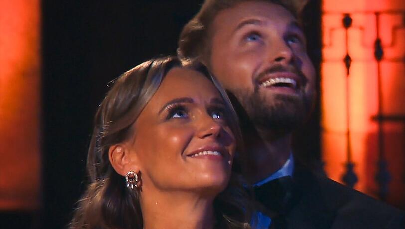 Dominik Stuckmann und Anna Rossow im großen "Bachelor"-Finale.