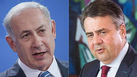 Hatten keinen guten Start: Benjamin Netanjahu (l.) und Sigmar Gabriel.