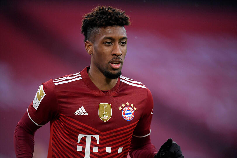 Hat seinen Vertrag bis 2027 beim FC Bayern verlängert: Kingsley Coman.