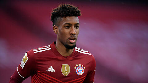 Hat seinen Vertrag bis 2027 beim FC Bayern verlängert: Kingsley Coman.