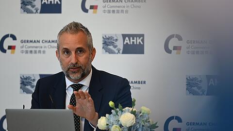 Oliver Oehms von der AHK China hofft auf den Dialog zwischen der EU und China. (Archivbild)