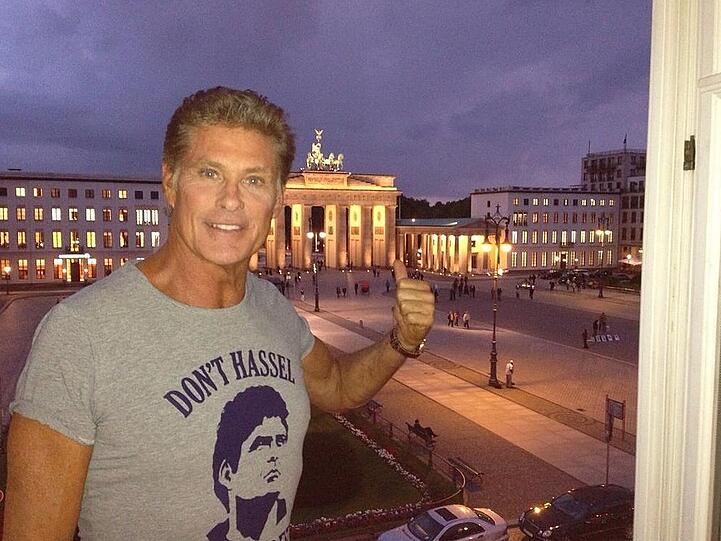 David Hasselhoff ist gerne in Berlin