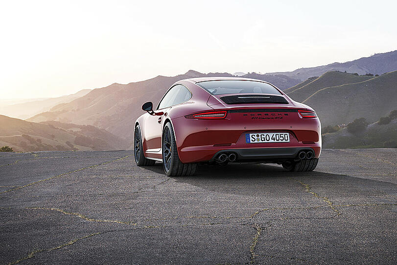 Neue Spitzenmodelle: Die Porsche 911 Carrera GTS sind als Coupé und Cabrio jeweils mit Heck- oder Allradantrieb zu haben.