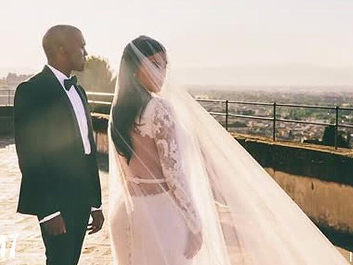Traumhochzeit für 15 Millionen Euro: Kanye West und Kim Kardashian waren es sich wert
