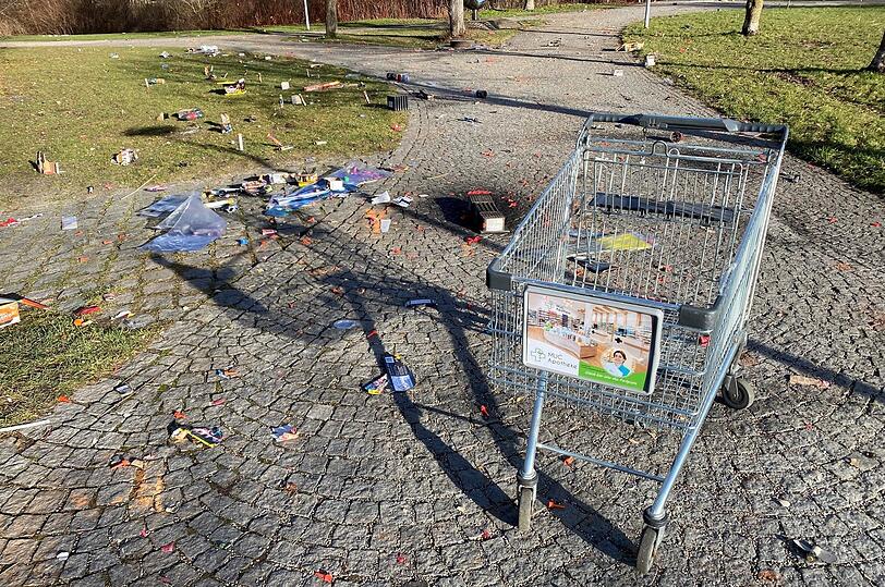 Chaotische Verhältnisse im Westpark.