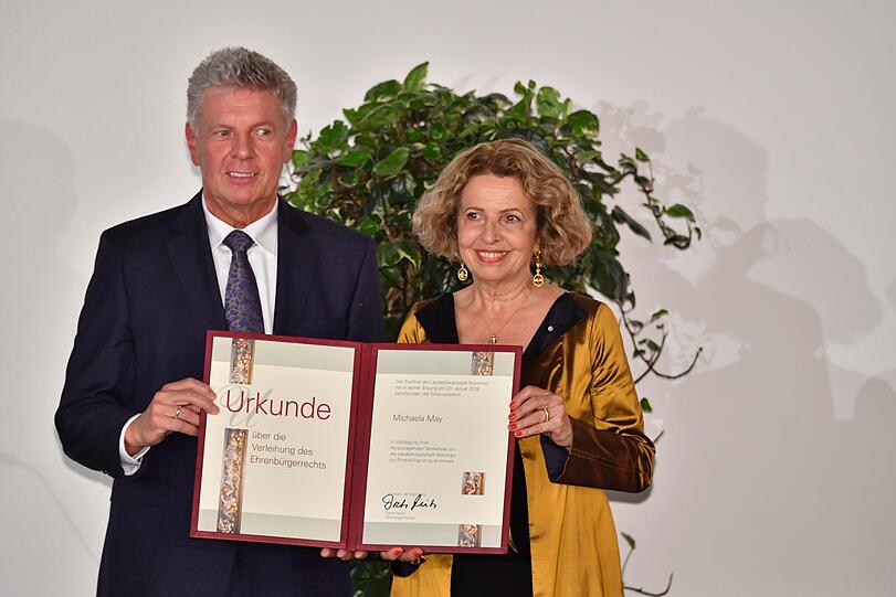 Michaela May und Oberburgermeister Dieter Reiter