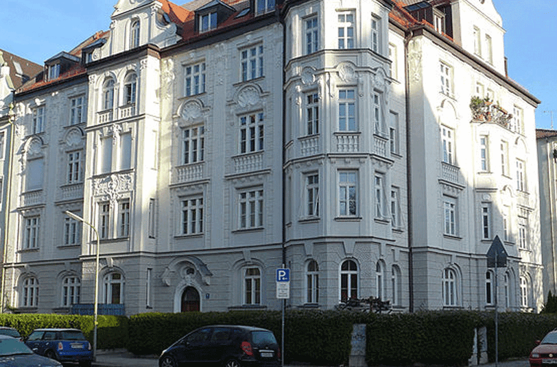 Unter Denkmalschutz: Der Barockbau an der Alfonsstraße 11.