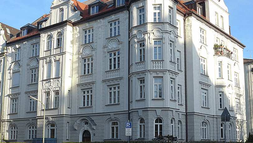 Unter Denkmalschutz: Der Barockbau an der Alfonsstraße 11. Unter Denkmalschutz: Der Barockbau an der Alfonsstraße 11.