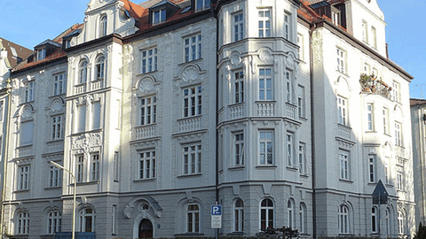 Unter Denkmalschutz: Der Barockbau an der Alfonsstraße 11.