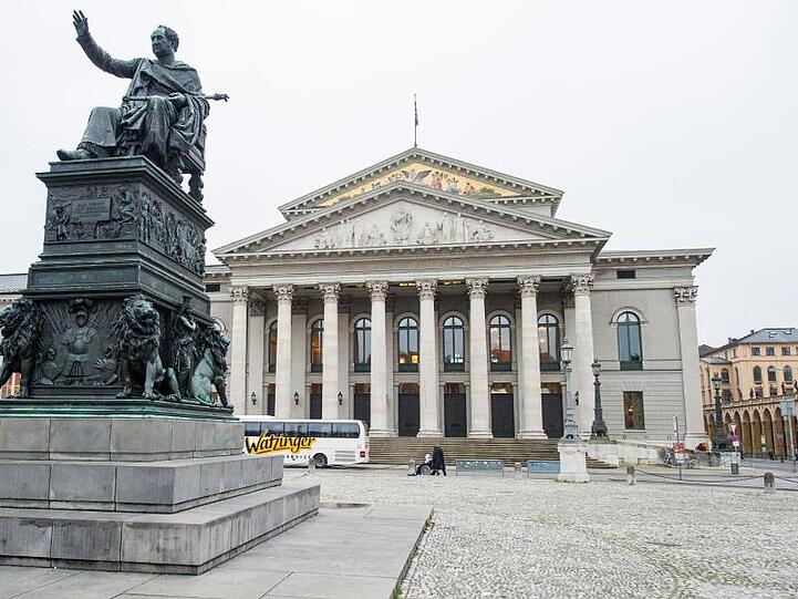 Blick auf das Gebäude des Bayerischen Nationaltheaters und der Staatsoper. Foto: Marc Müller/Archiv