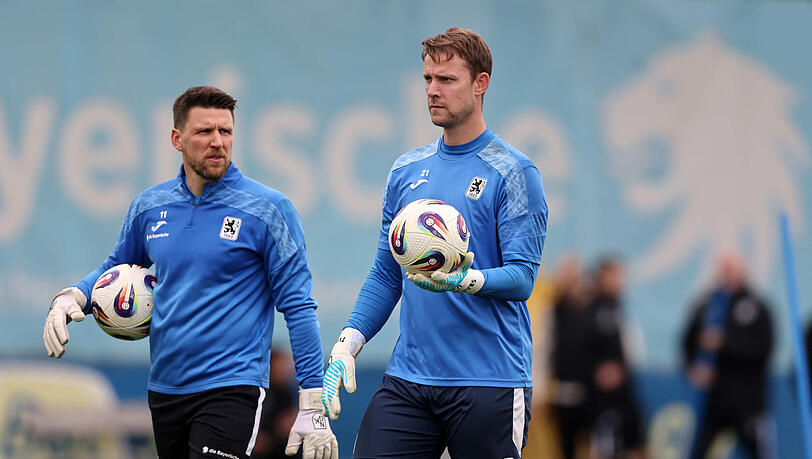 Ren&eacute; Vollath (l.) wird gegen Essen Stammkeeper D&auml;hne vertreten.