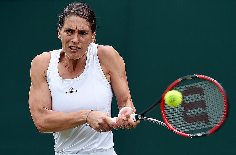 Andrea Petkovic steht in der zweiten Runde von Wimbledon.
