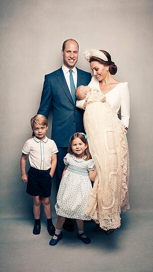 Die offiziellen Fotos, die im Rahmen der Taufe von Prinz Louis geschossen wurden.