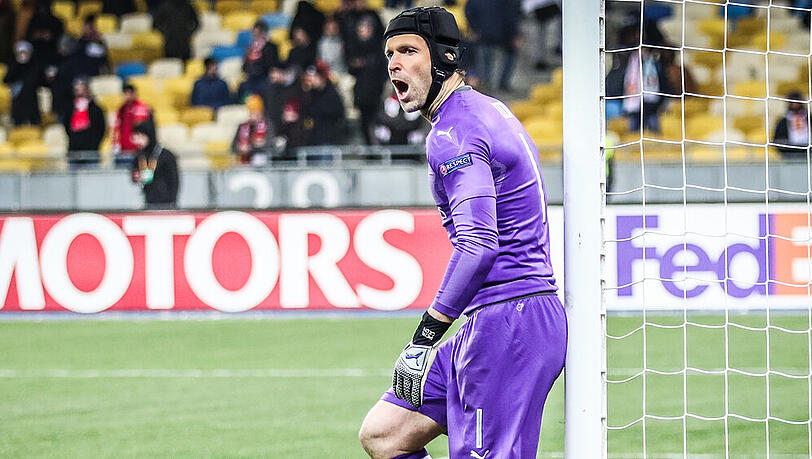 Petr Cech hat das Tor gewechselt Petr Cech hat das Tor gewechselt